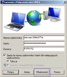 Połączenia sieciowe VPN w Windows